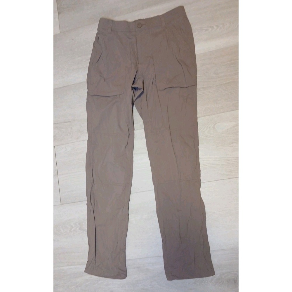 REI CO-OP Beige Brown Nylon Stretch Hike Travel Packable Chino Pants Size 2 - Picture 7 of 12